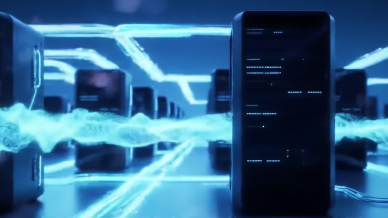 미래의 데이터 센터 시각화