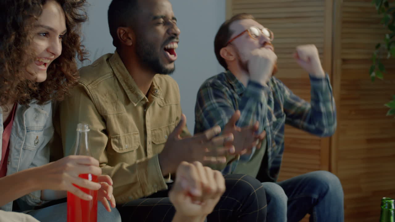 Friends Celebrating a Win