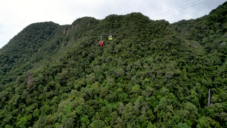 montando un skycab langkawi