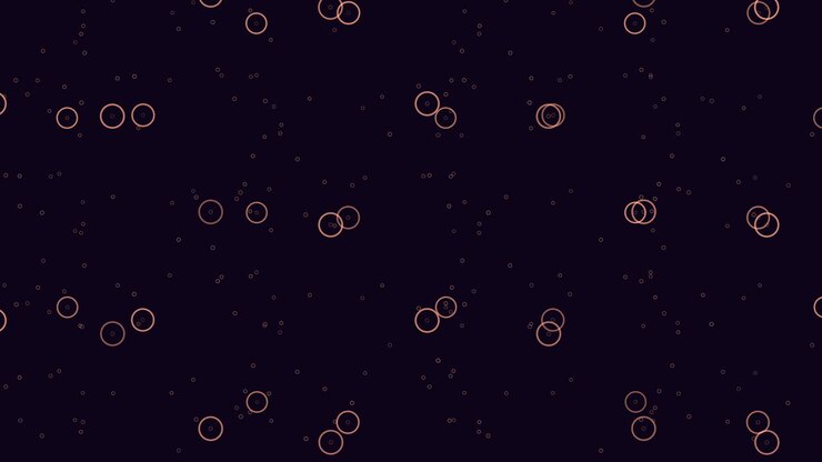 des points bleus sur un fond noir.