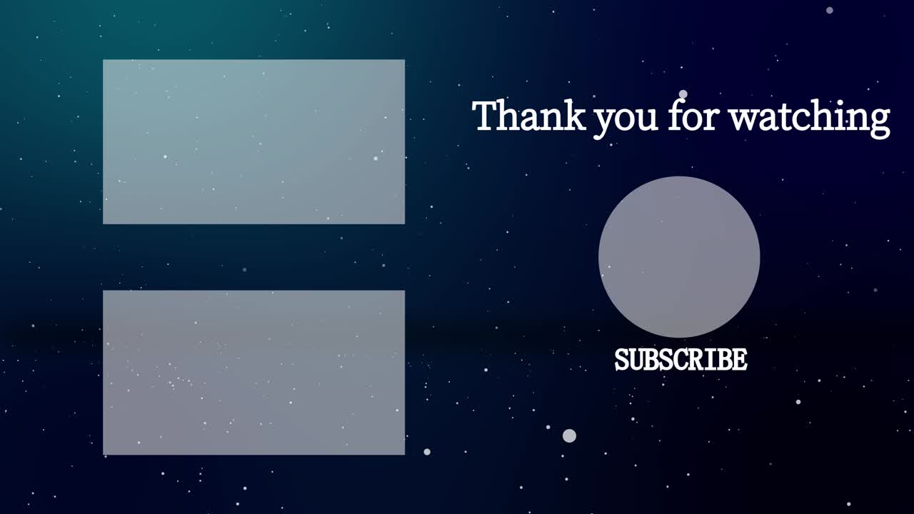 Motion graphics con particelle di neve polverosa per schermata finale.