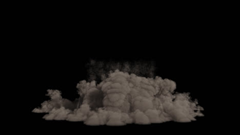 dust cloud explosion effect