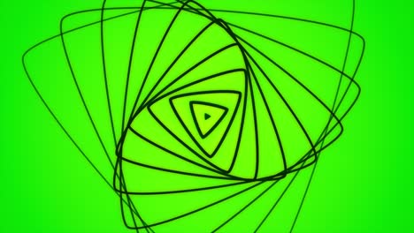 patrón de triángulo verde y negro abstracto