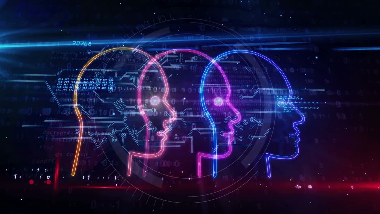 Social scoring and communication symbol abstract loopable animation