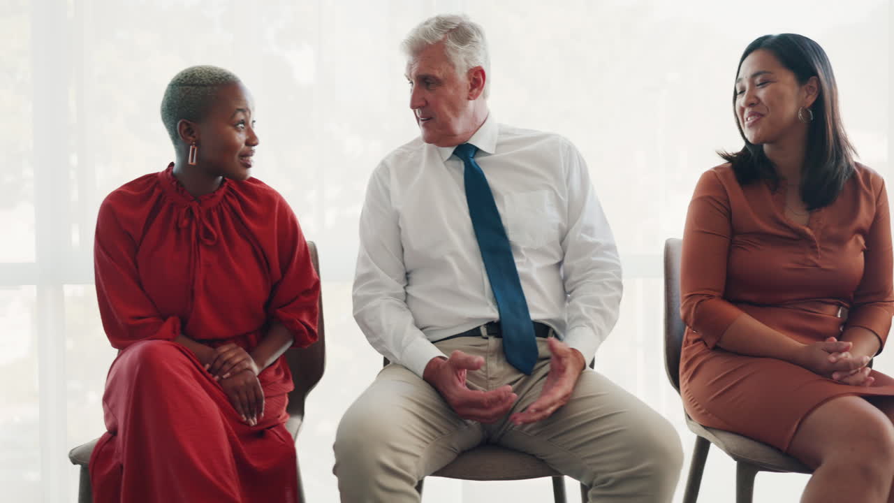 gente de negocios, línea de reclutamiento