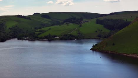 lake in the welsh mountains