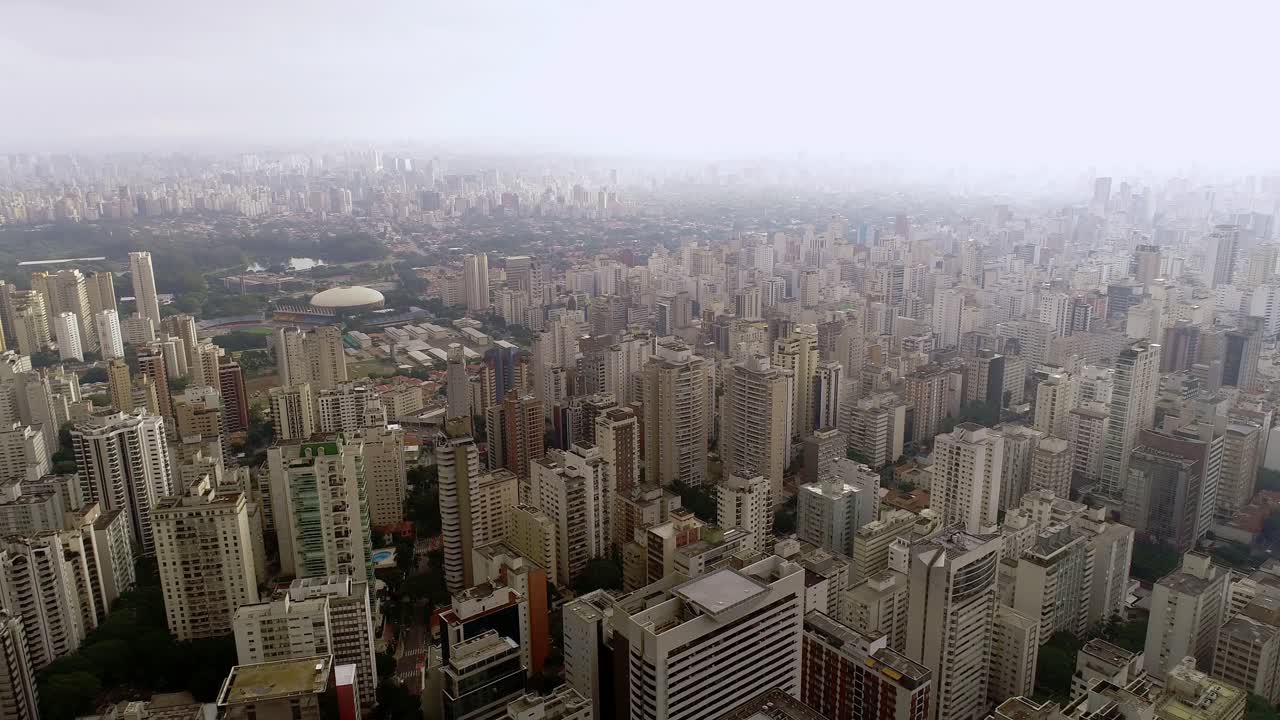 vista aérea del paisaje urbano