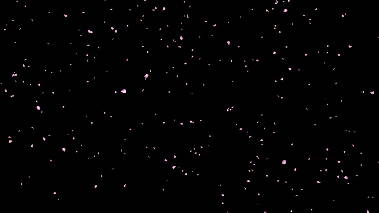 Red rose petals rain falling on green screen romantic decoration of web greeting cards love