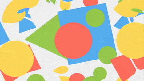 colorful abstract geometric shapes pattern