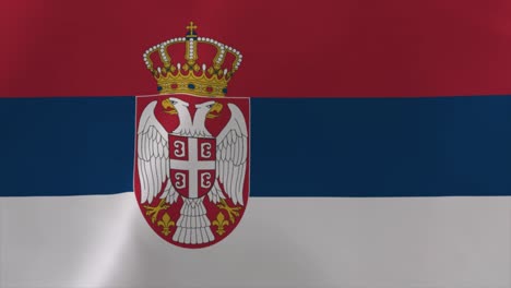 serbia waving flag animation 4k moving wallpaper background