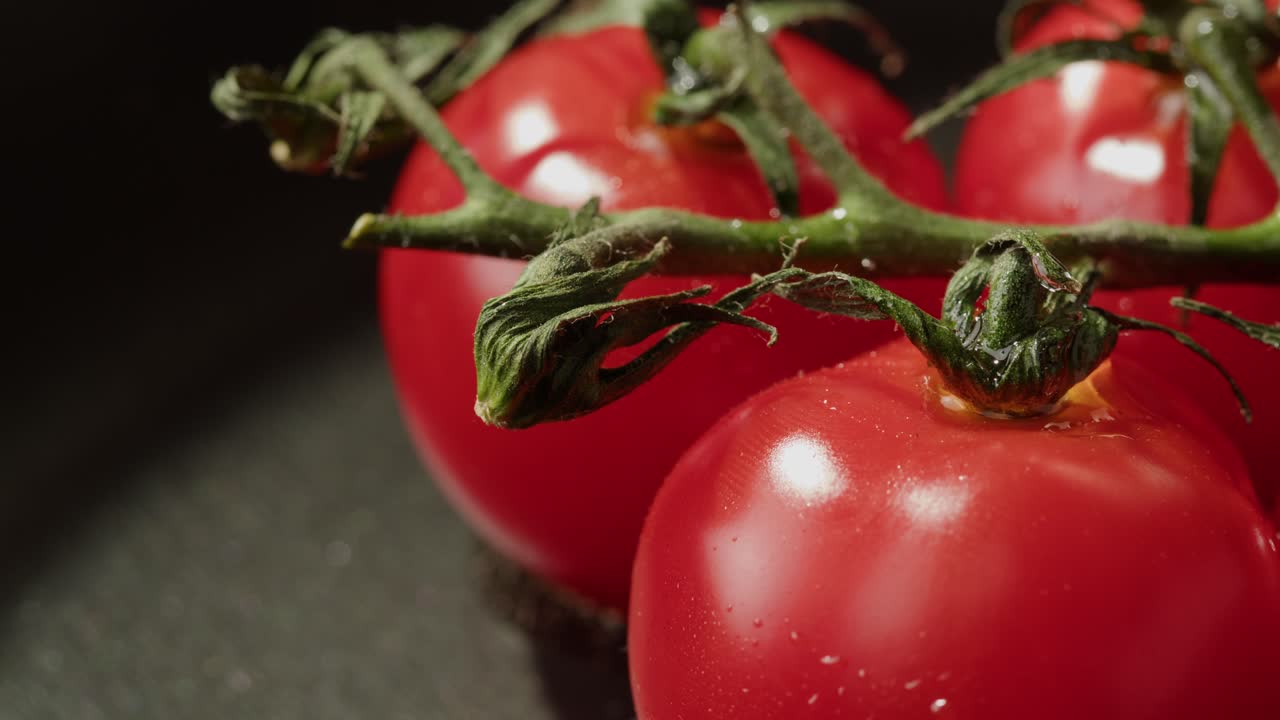 Fresh Cherry Tomatoes on the Vine