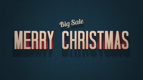 Retro-Frohe-Weihnachten-Und-Großer-Verkaufstext-Auf-Einer-Blauen-Grunge-Textur