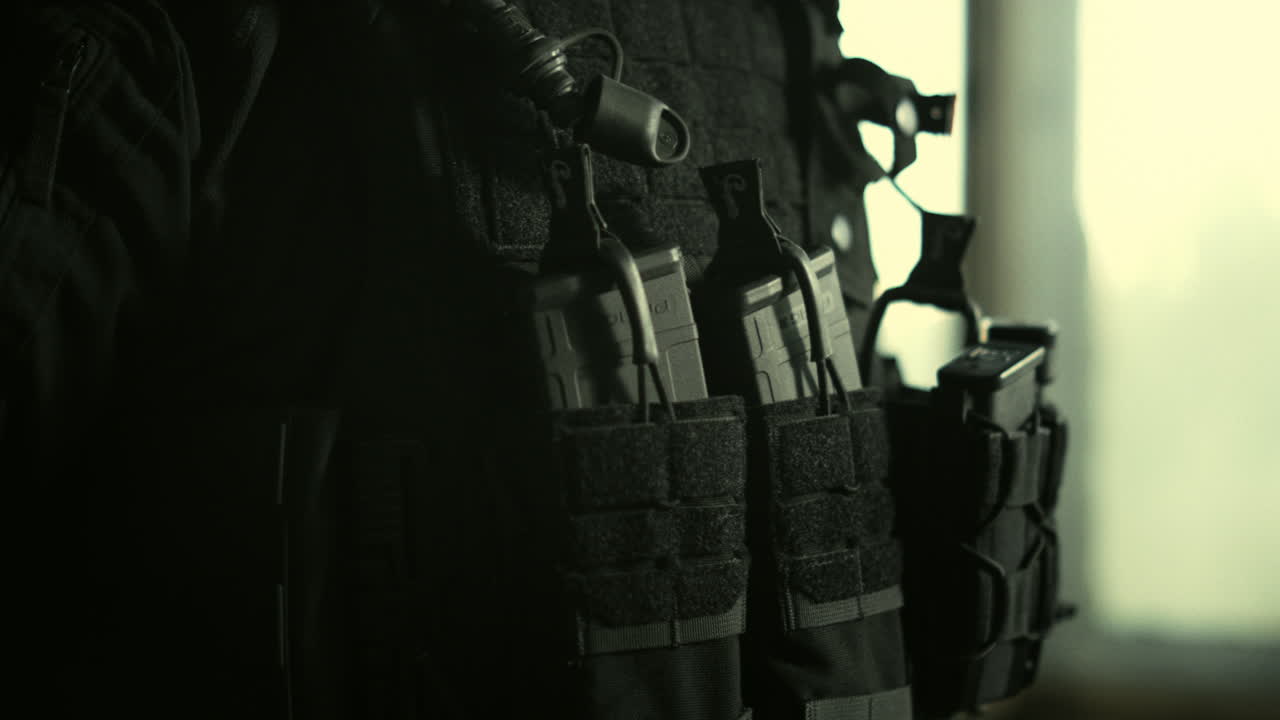 Military Personnel in Tactical Gear