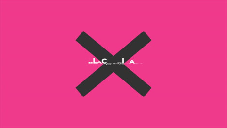 texto de introducción de animación viernes negro sobre moda roja y fondo minimalista con cruz geométrica