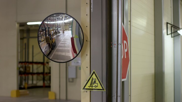 Operazioni con carrello elevatore e sicurezza in magazzino
