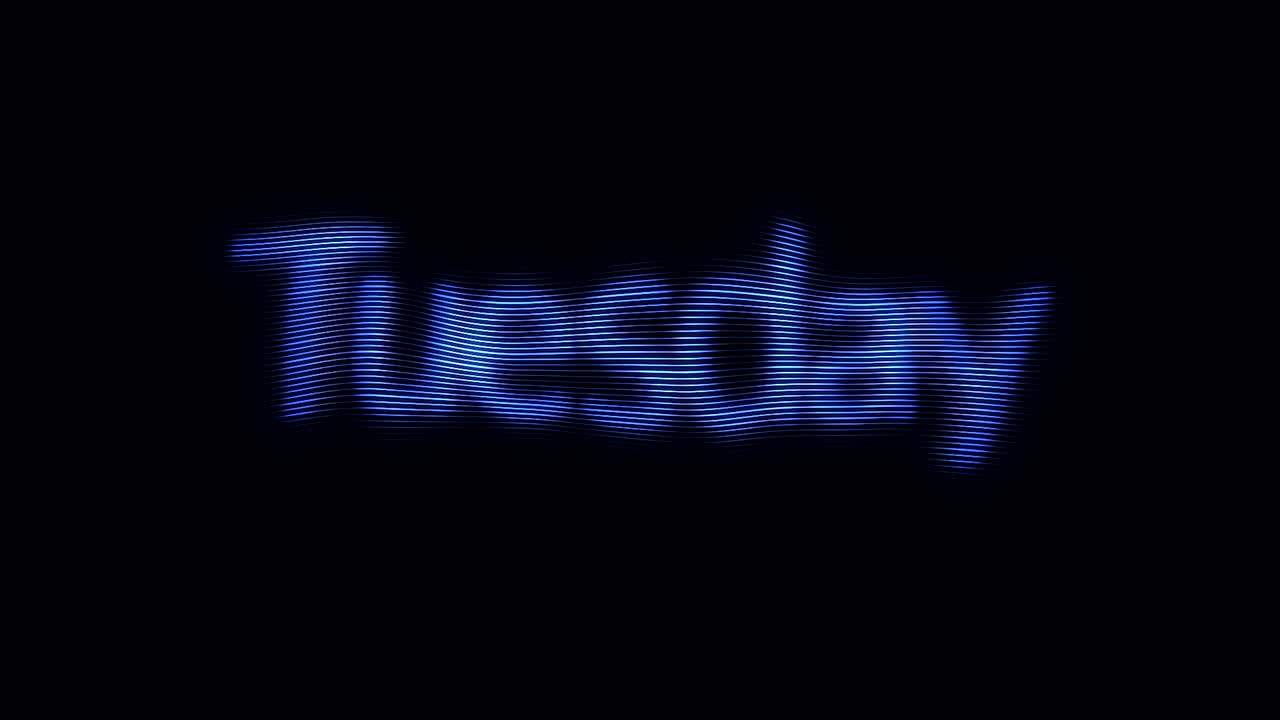 diseño de texto azul abstracto