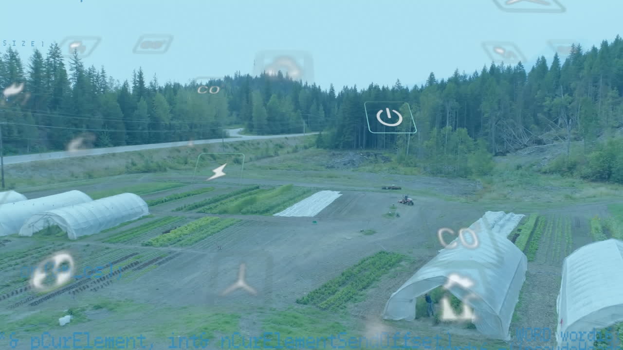 디지털 아이콘의 애니메이션과 필드 이상의 데이터 처리