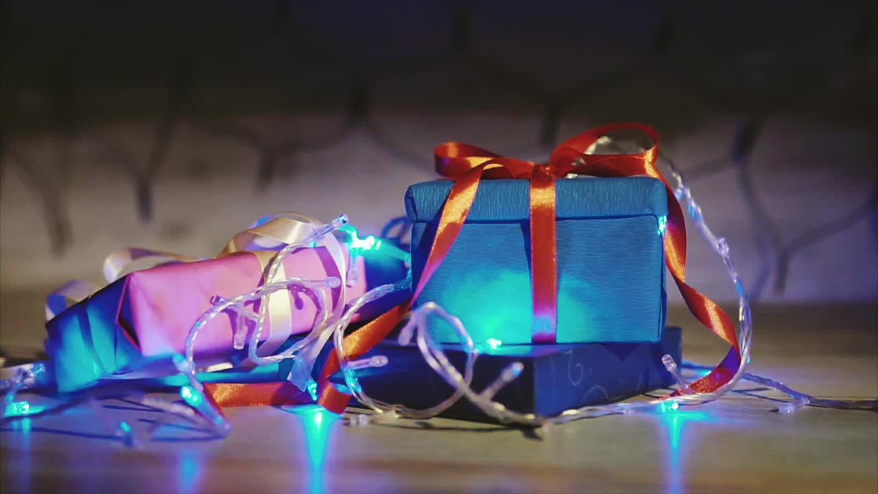 Regali di Natale con luci