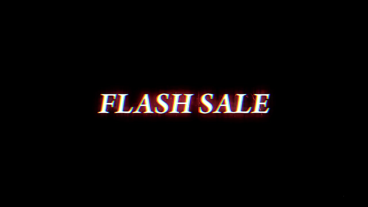 Flashrea Textanimation med Glitch-effekt