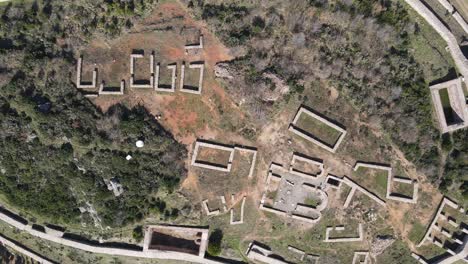 Aerial-View-Historical-Byzantium-Castle