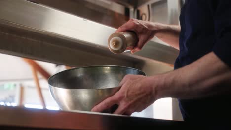 sauce-being-poured-in-a-bowl