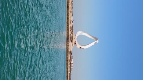 Coastal Sculpture in the Sun