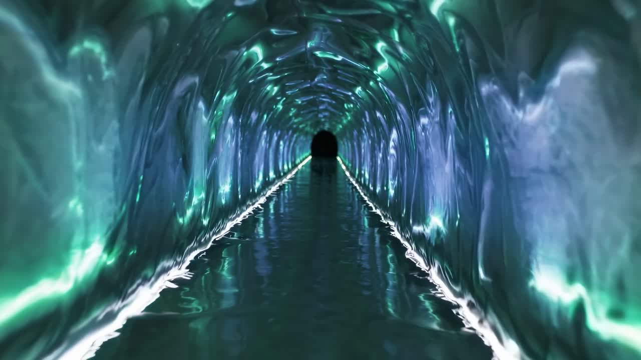 추상적인 반이는 터널