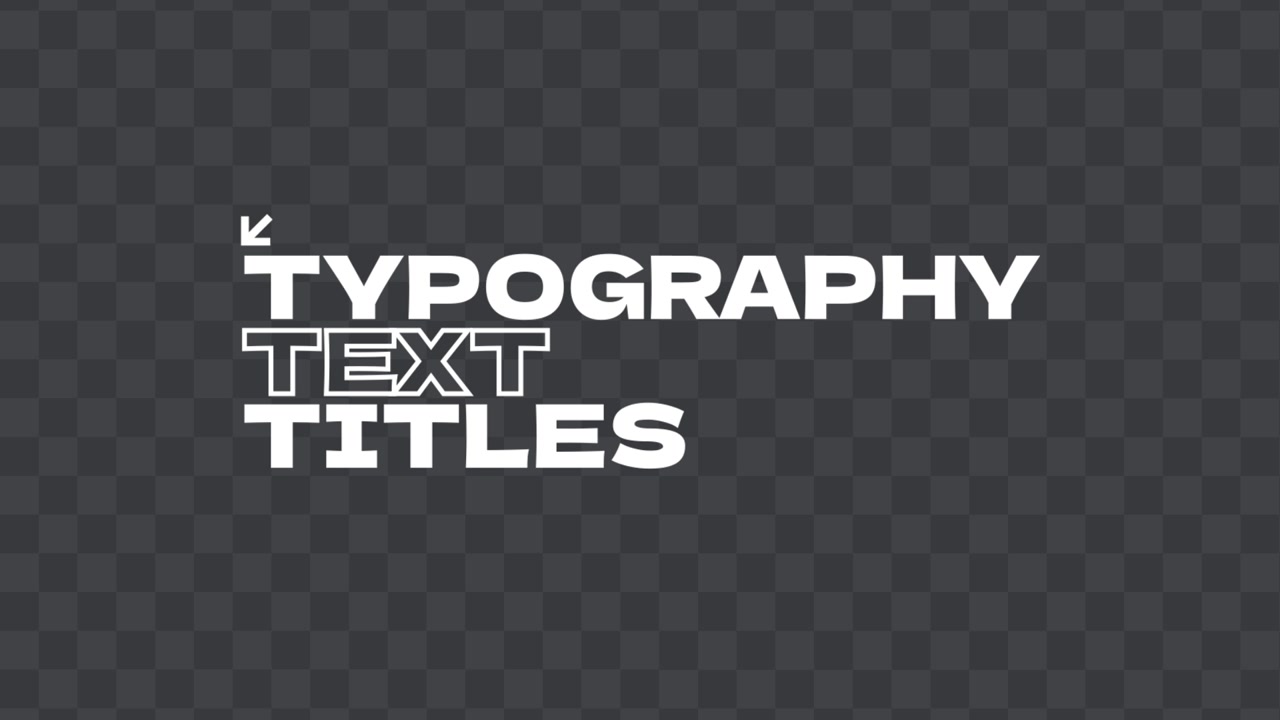 Dynamic Kinetic Typography 02
Adobe After Effects 2023
Resolution 3840×2160