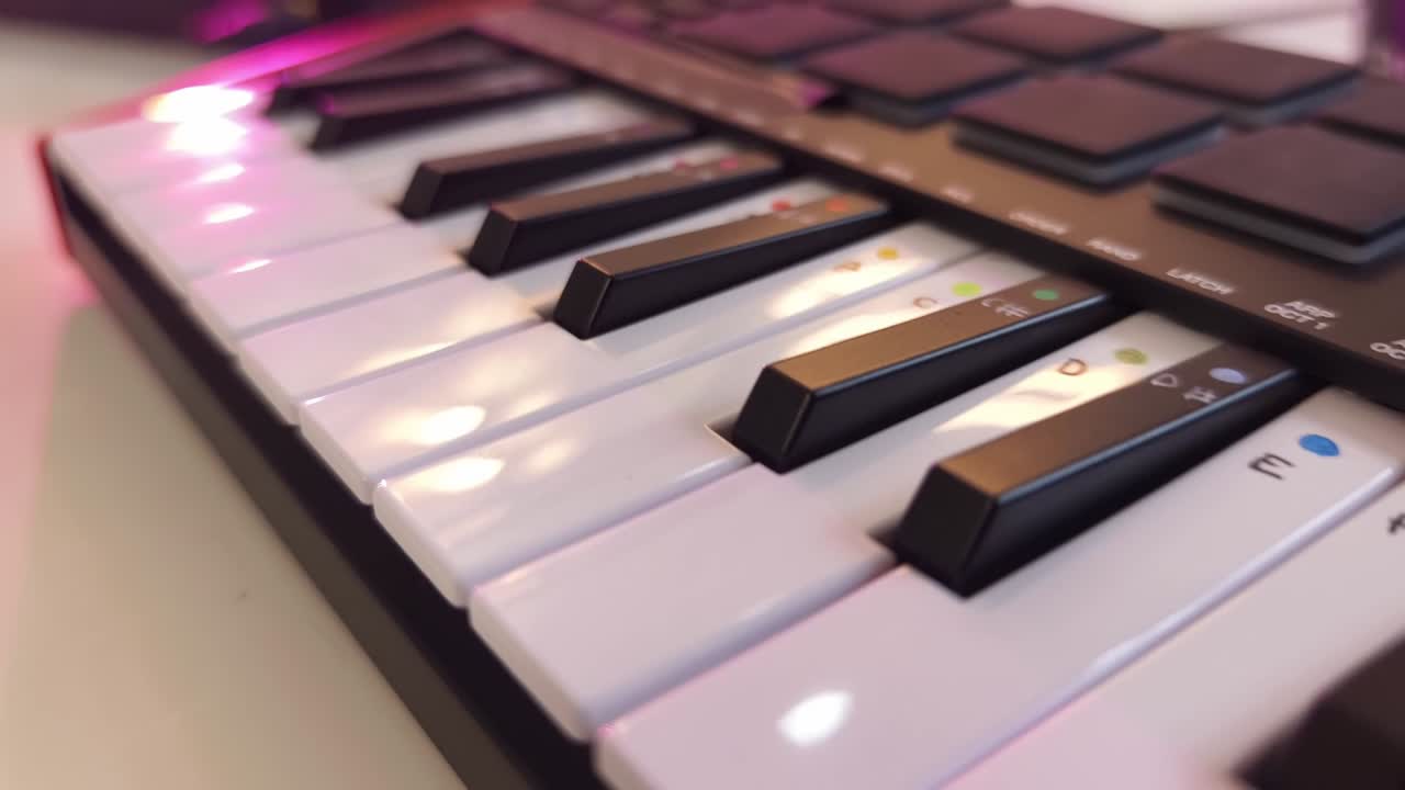 teclado midi y interfaz de audio