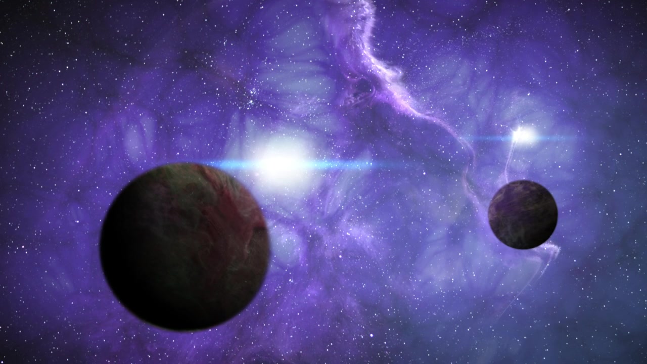 Beautiful nebula clouds.