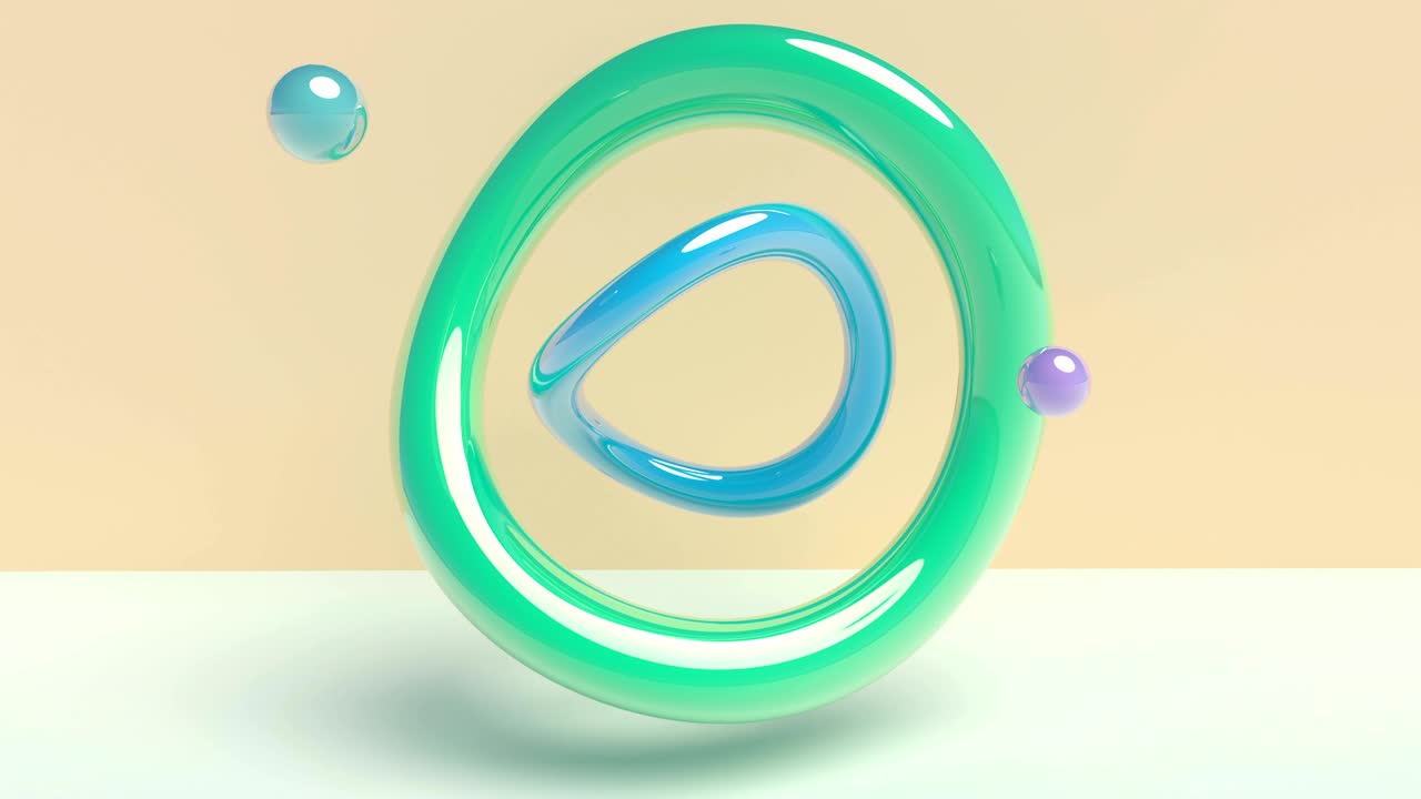 3d 미니멀 모션 디자인 4k