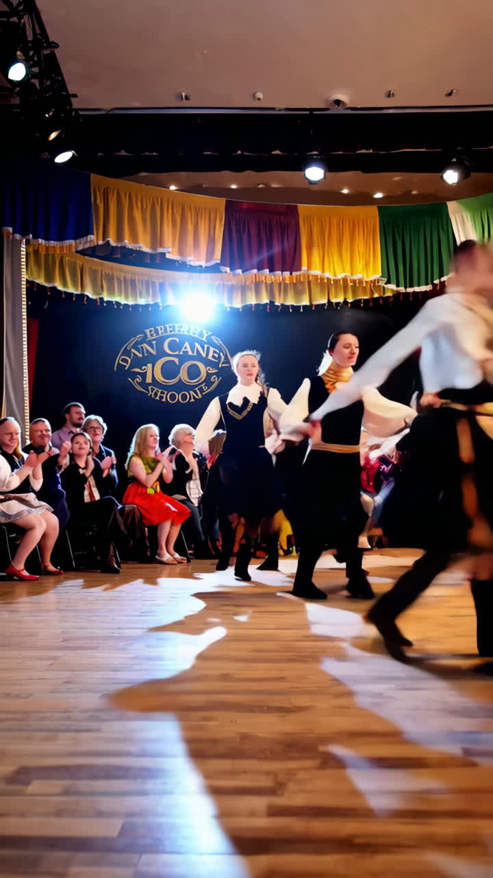 Energetic Youth Dance Performance on Stage