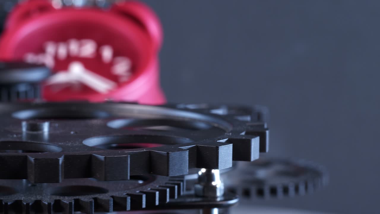 engranajes de reloj mecánicos industriales retro grunge