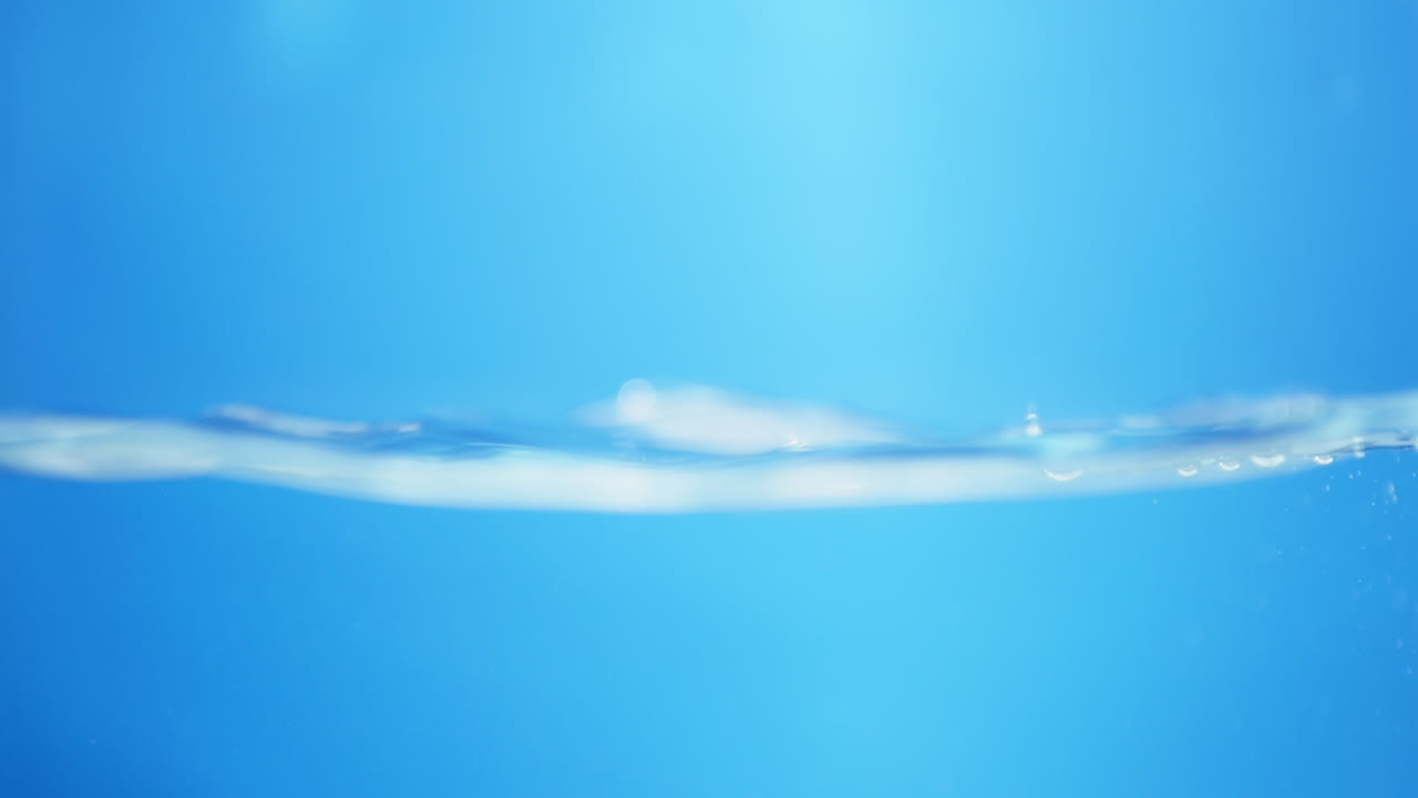 움직이는 물방울의 클로즈업