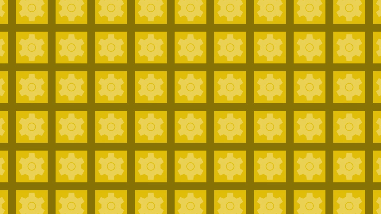 Geometric Pattern with Gears