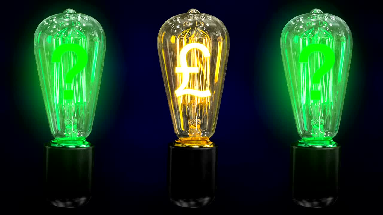 환율 성장 파운드의 개념.