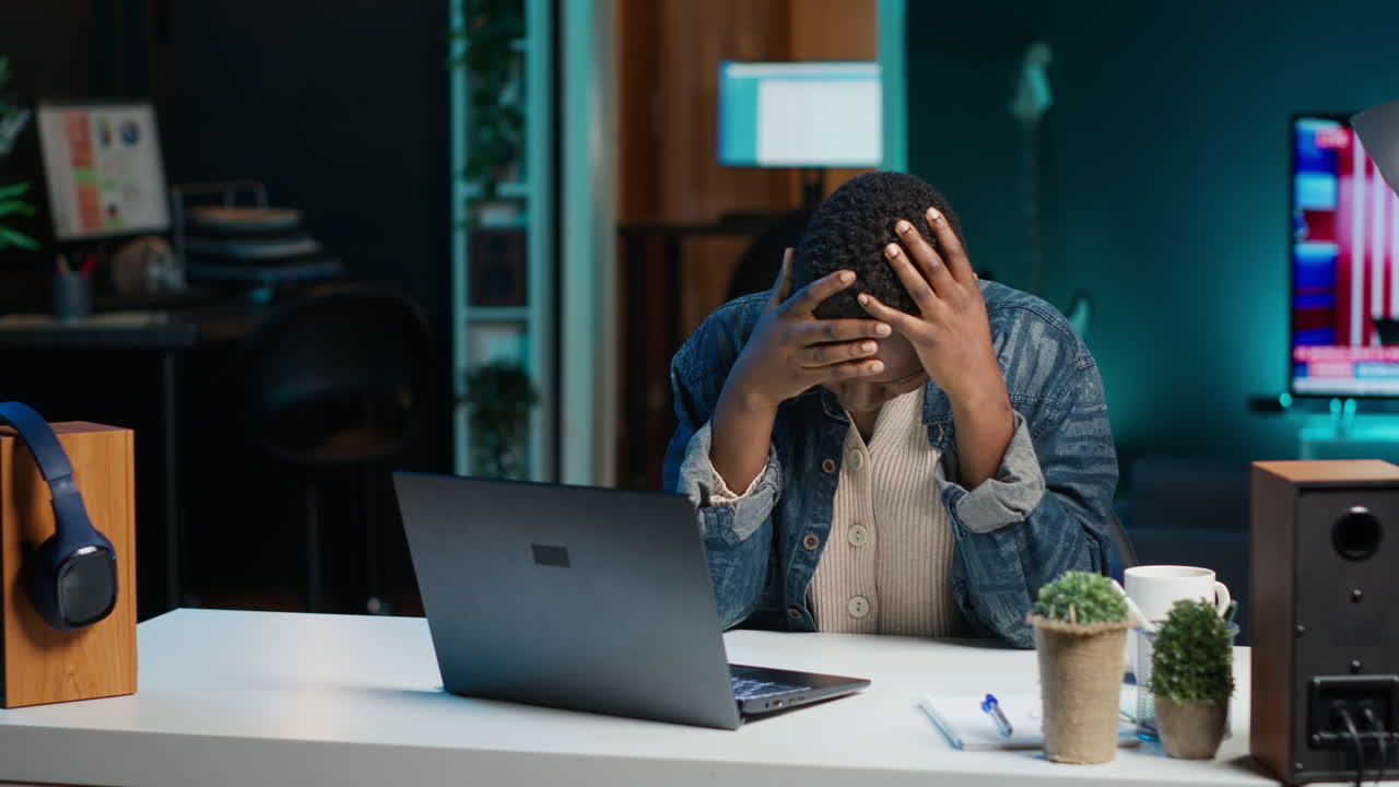 Woman Working From Home