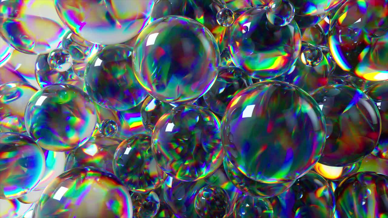 추상적인 iridescent 구