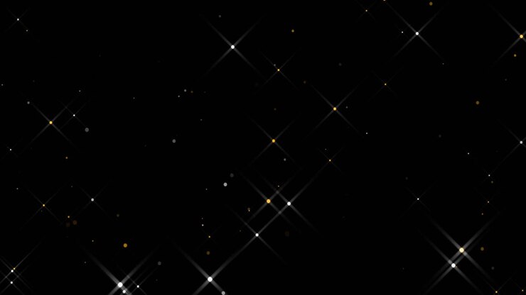 Abstract Glowing Particles Background