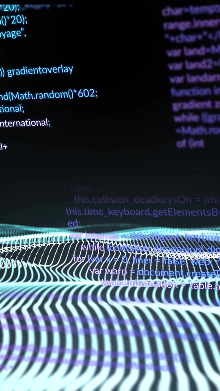 Animation of digital data processing over mesh of connections