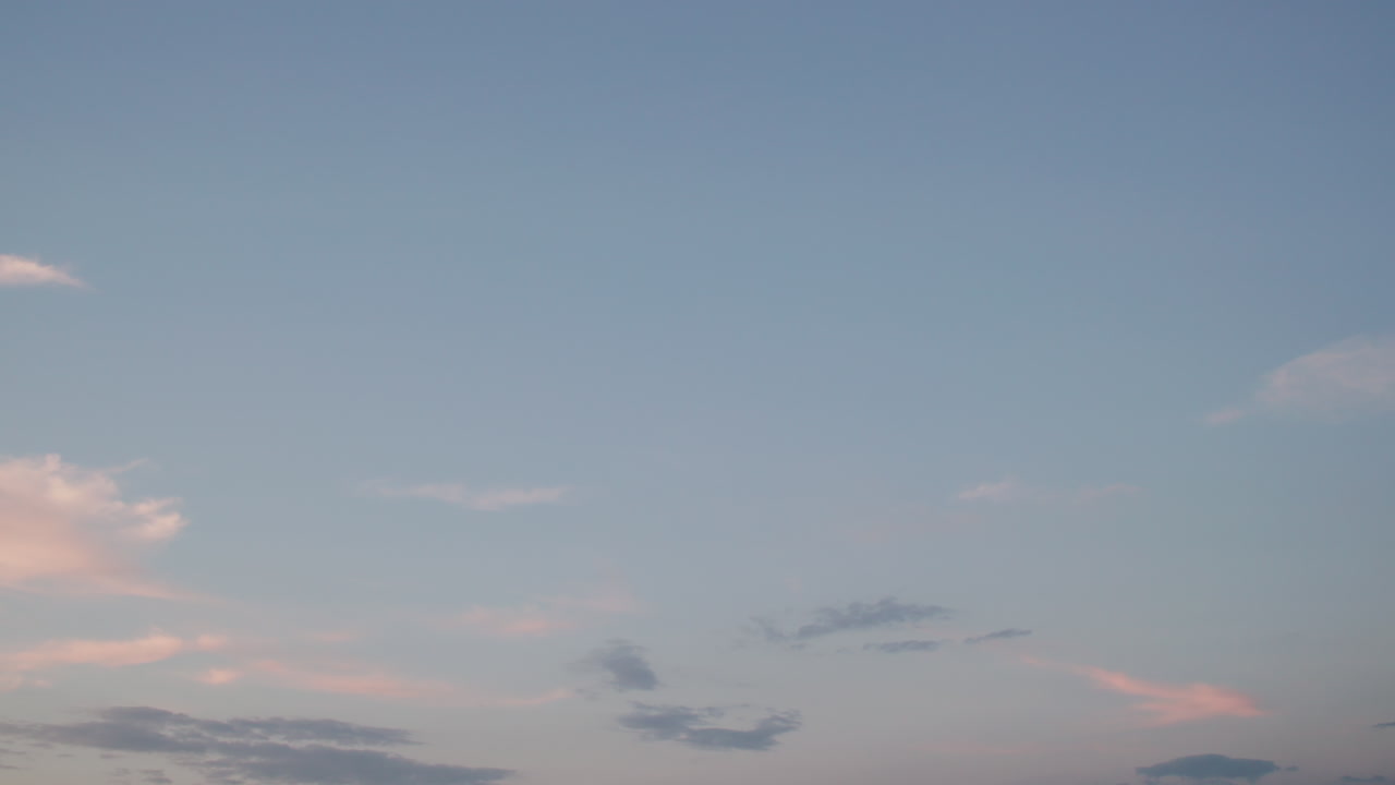 Sunny day sunset sky timelapse
