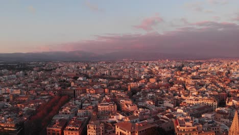 aerial footage from the largest island in the balearic islands, mallorca