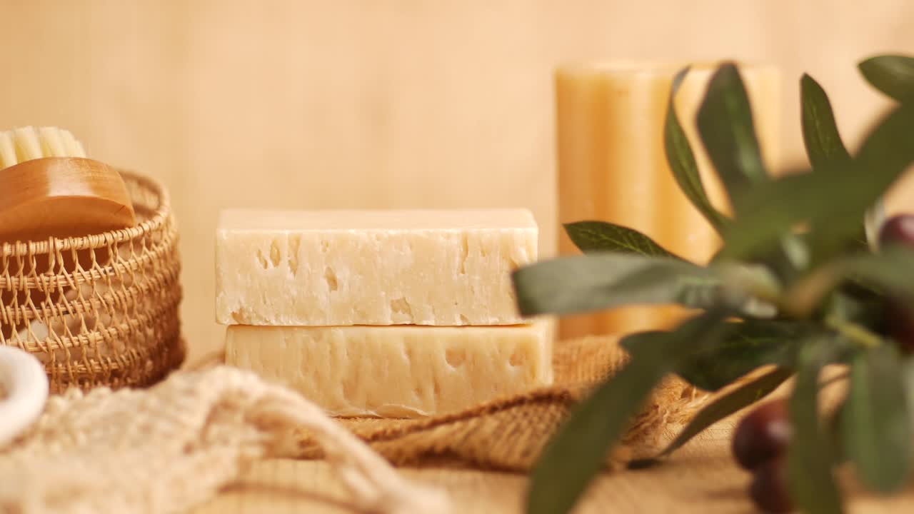 Natural Handmade Soap with Spa and Wellness Elements