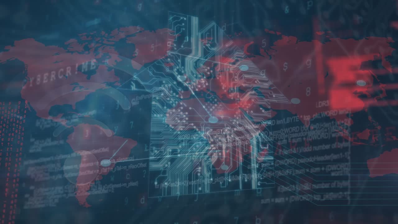 Animation of statistics and data processing over men using light buildings