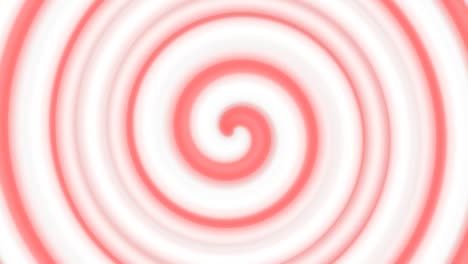 espiral roja y blanca