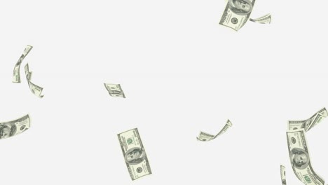 la lluvia de billetes de 100 dólares