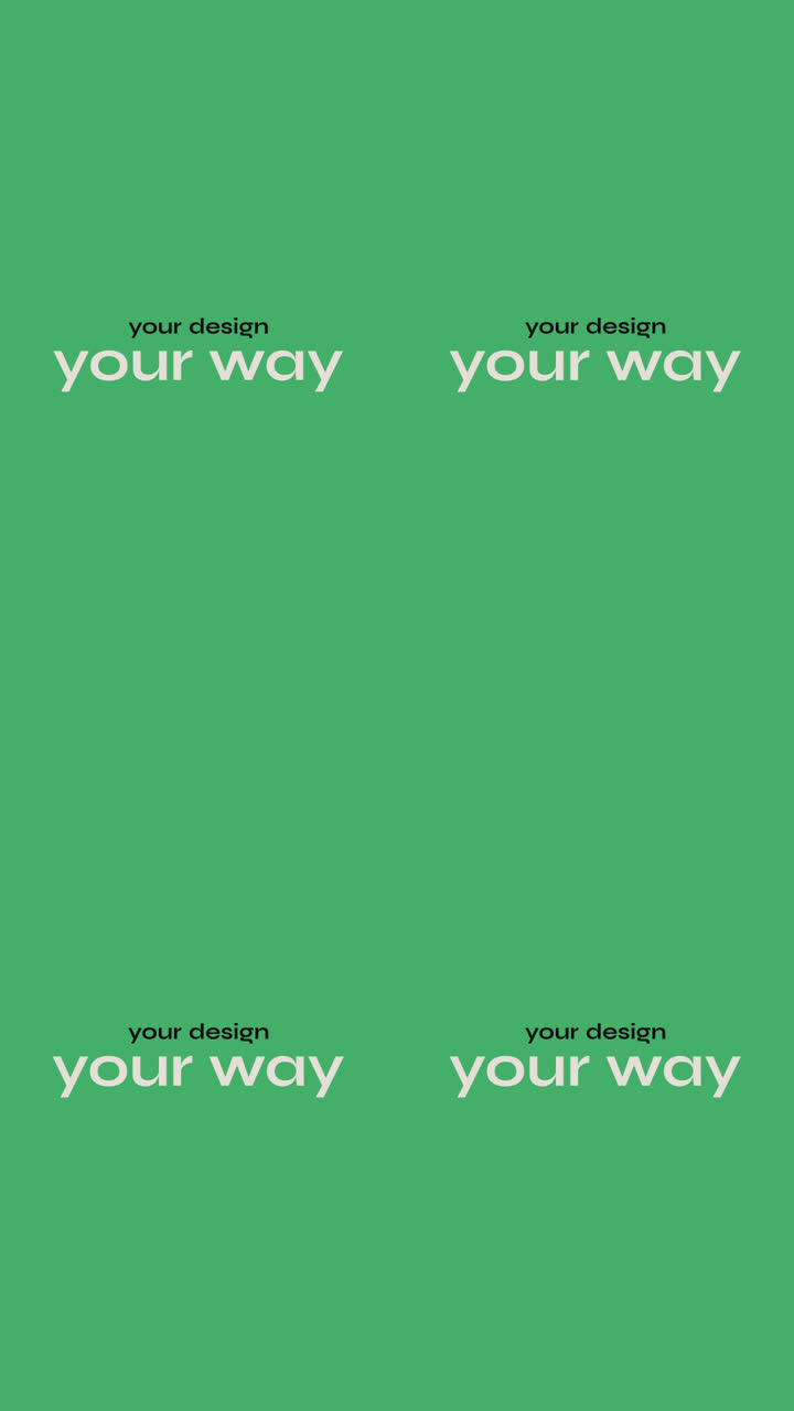 Design tipografico minimalista