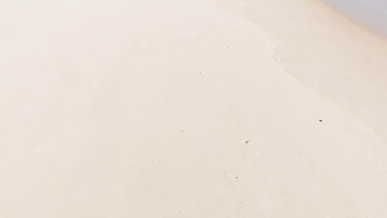 View Tilt of Bãi Tắm Hòn Choi Beach in the Morning.