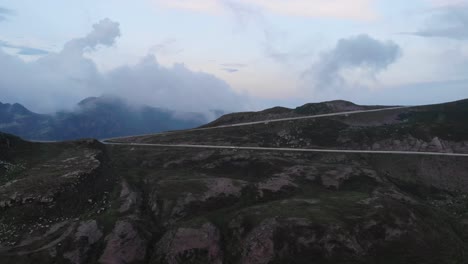 aerial clip of a cloudy day in the landscape of the maniva pre-alps, lombardia, italy-1
