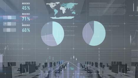 Animación-Del-Procesamiento-De-Datos-Financieros-En-Una-Oficina-Vacía